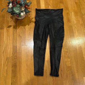 Spanx faux leather moto leggings 1X - Like New - Tag taken off never worn